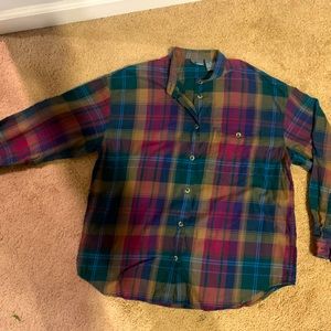 Y2K vintage Lizwear plaid button down